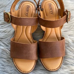 Born Clog Heel Sandals